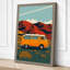 Desert Road Trip Retro - Wrapped Canvas-348019273-348019272