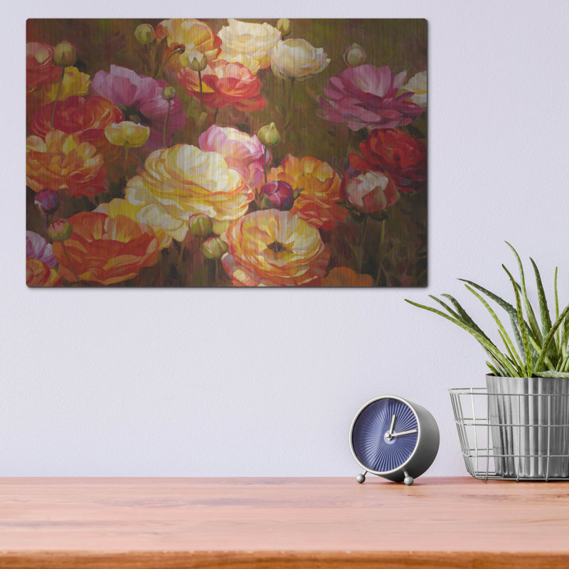 «Ranunculus Garden» par Emma Styles, H 12 po x l 16 po