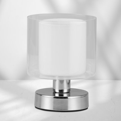 Lulworth Chrome Plinth Table Lamp