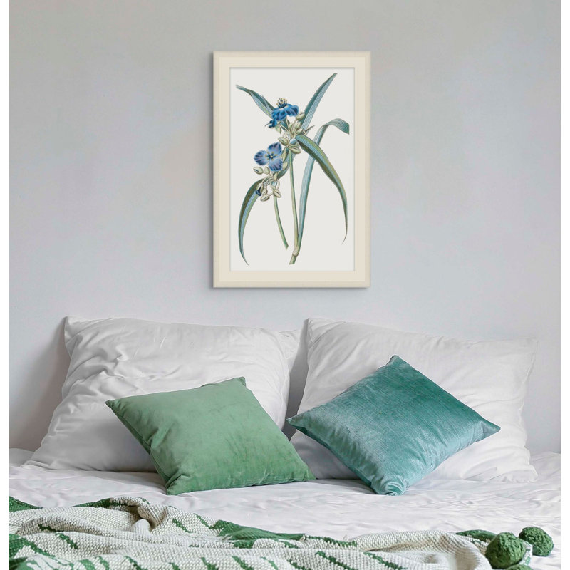 Sapphire Flora 2 Framed Print, 47" H x 31" W
