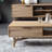 Custom-designed wooden coffee table