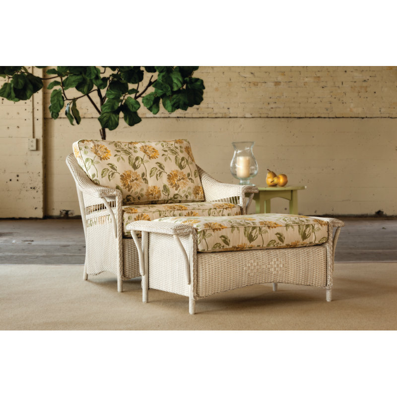 Nantucket Outdoor Lounge Chair, Yoko Mist, Fawn