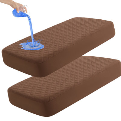 Ensemble de 2 protège-matelas imperméable et respirant pour tout-petits, housse de matelas lavable silencieuse