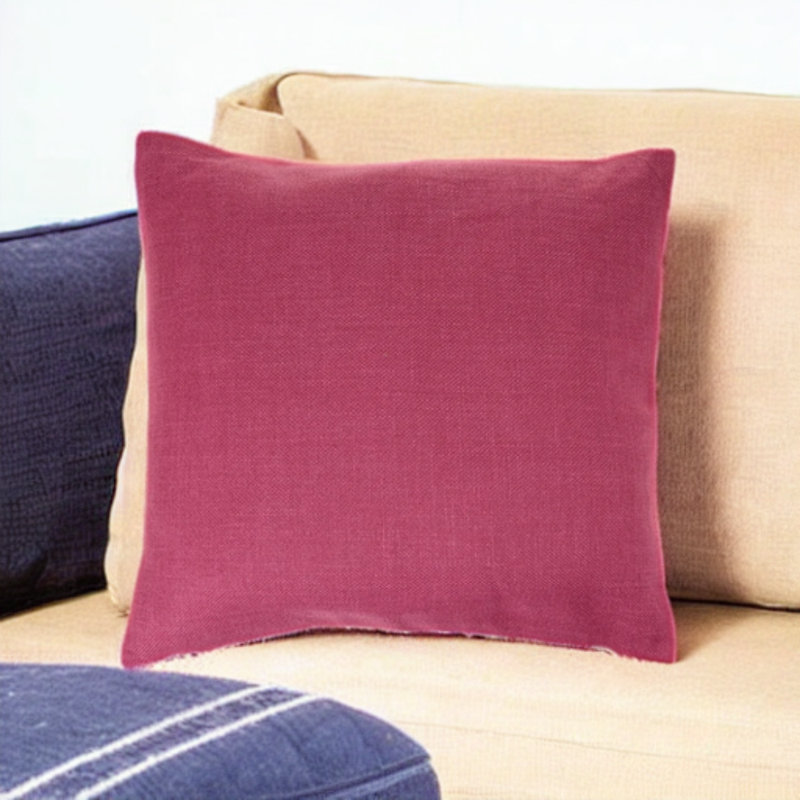 Linen Reversible Pillow Cover