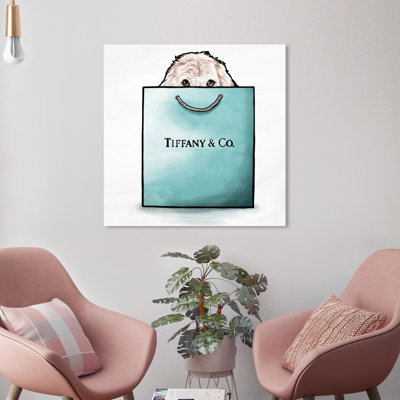 Shop and Peek Buddy - Wrapped Canvas Painting