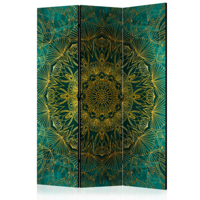 135cm W x 172cm H 3 - Panel Wood Folding Room Divider