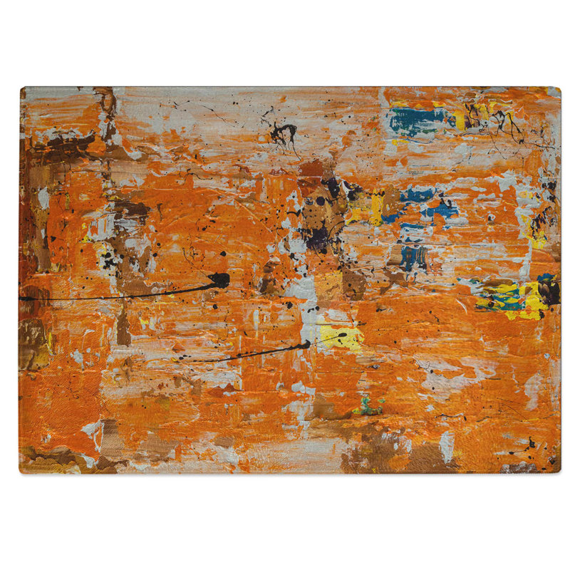 Tempered Glass Art Painting Vol.424 Chopping Board, 28.5 cm W x 20 cm L