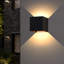 Betheny Black 10cm H Integrated LED Outdoor Sconce