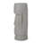 Stone Gray Outdoor Holder - 8.97" X 24.77" Made Of Magnesium Oxide Cast Flower Pot H, Sq. Lightweight Concrete, For Gardens