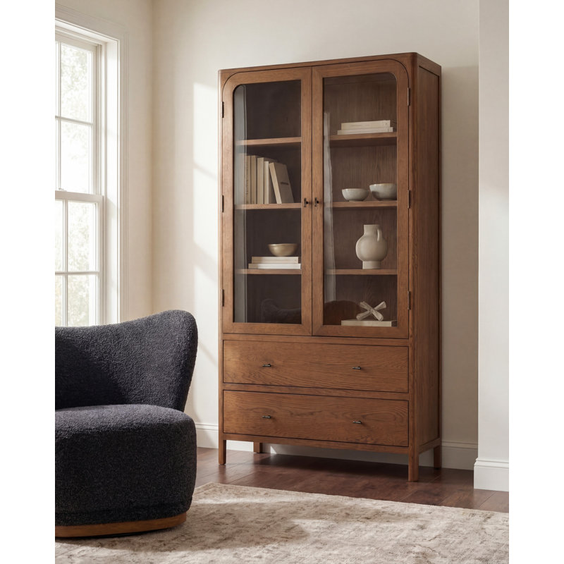 ARMOIRE D'AFFICHAGE CALI, NOYER