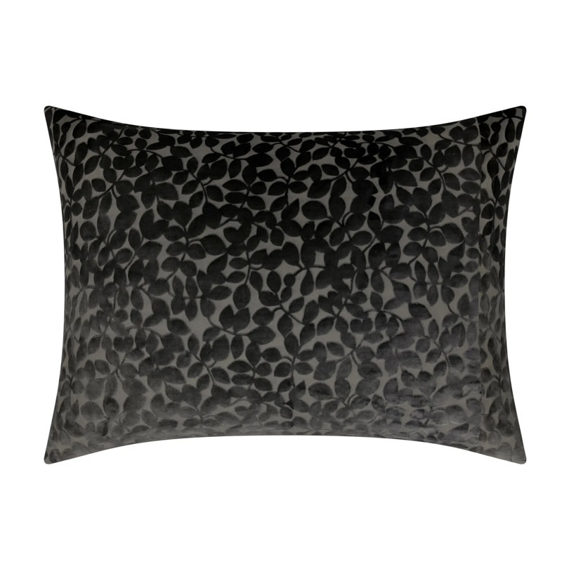 Coussin Trellis, H 26 po x l 39 po, Noir, noir, noir, noir