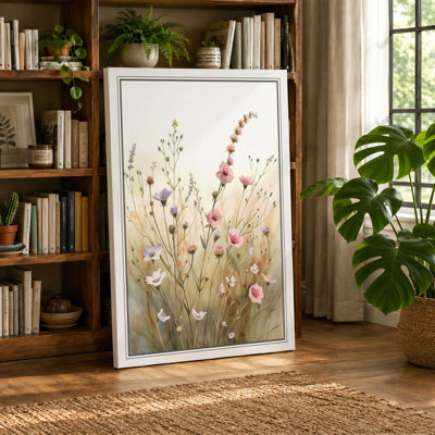 Wildflower Meadow Botanical - Wrapped Canvas