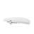 33" White Polymer Single-Tier Half-Moon Optimizer w/ Pivot and Slide Hardware for 16-1/8" Blind Corner Cabinet Openings-29100079-29100082