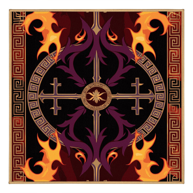 Rose Of Antiquity Rug, Square 6'