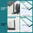 48" x 72" Brushed Frameless Sliding Shower Enclosure with Fixed Panel and 5/16" & 3/8" Tempered Glass Shower Door(No Shower Base)-124563410