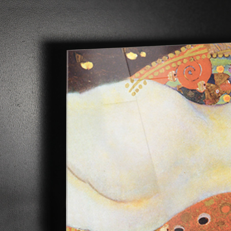 Bisce D'acqua by Gustav Klimt - Unframed Painting, 60cm H x 100cm W