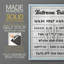 «Simple Bathroom Rules», reproduction encadrée - bois massif-2137939704-2137939707