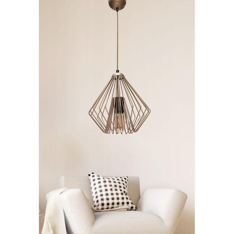 Luminaire suspendu géométrique 1 lumière