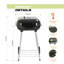 Mastercook 18.7'' W Kettle Charcoal Grill