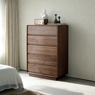 Commode d'appoint en bois massif Montisha
