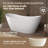 68'' x 30.3'' Soaking Plastic / Acrylic Bathtub