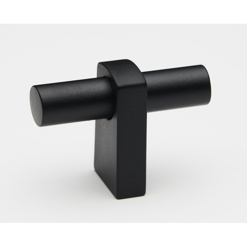 Vita Bella Bar Knob, Matte Black