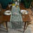 Modern Floral Print Table Runner With Tassel-1155136214-1155136209
