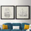 Croquis de bateau antique V, croquis de bateau antique V - ensemble de 2 reproductions de dessins encadrés-1475832277-1475832275-1460479472