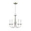 Lustre style chandelier 5 lumières Cloverfield-67131040