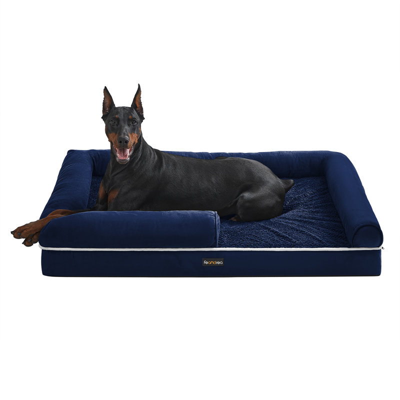 120x85x20cm Polyester Pet Bed, Blue