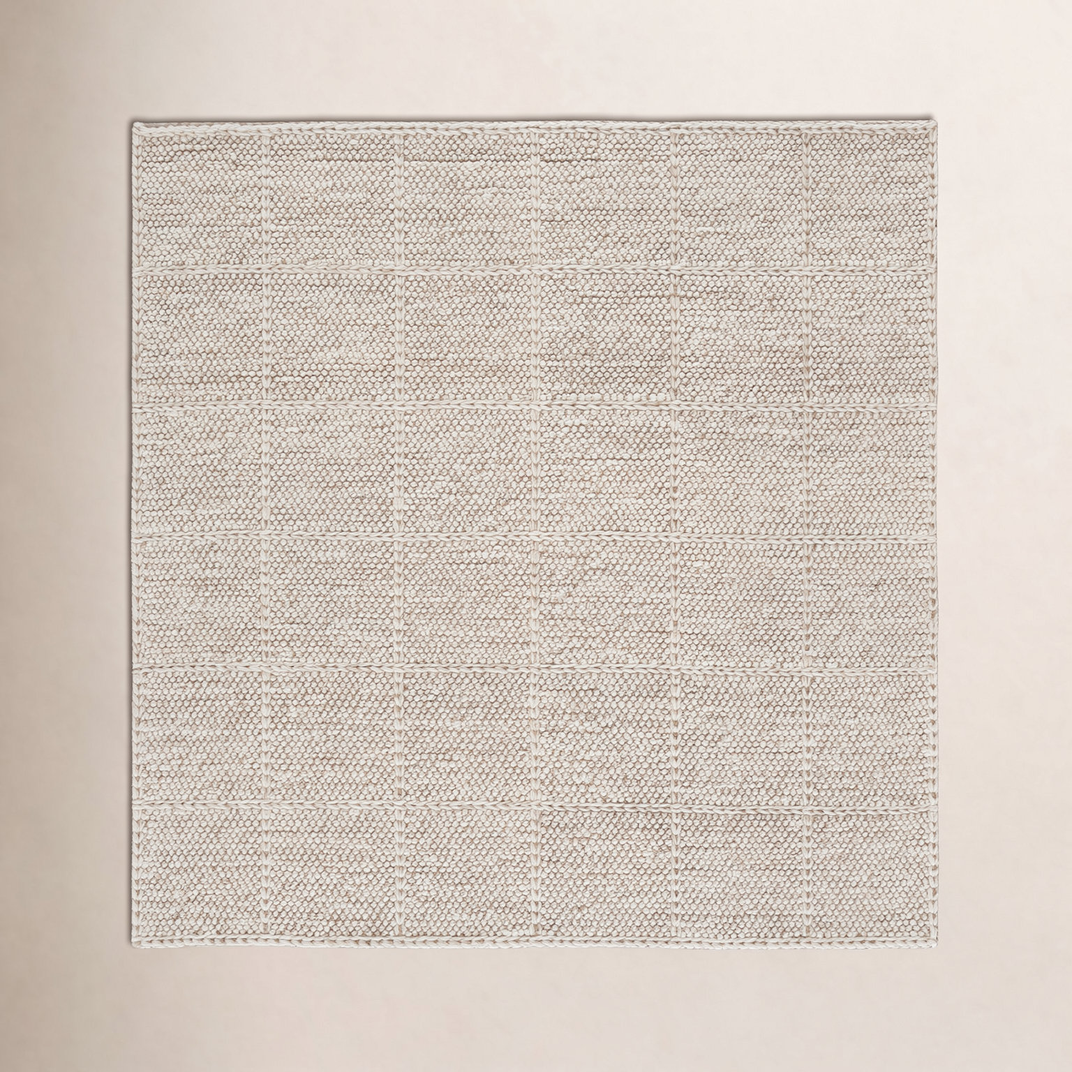 Hand-Woven Rug, 6'-0" x 6'-0" Square