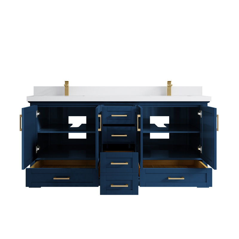 Ensemble de meuble-lavabo double 72 po Esin