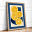 Sliced Oranges Geometric - Framed Print-56406010-56406013