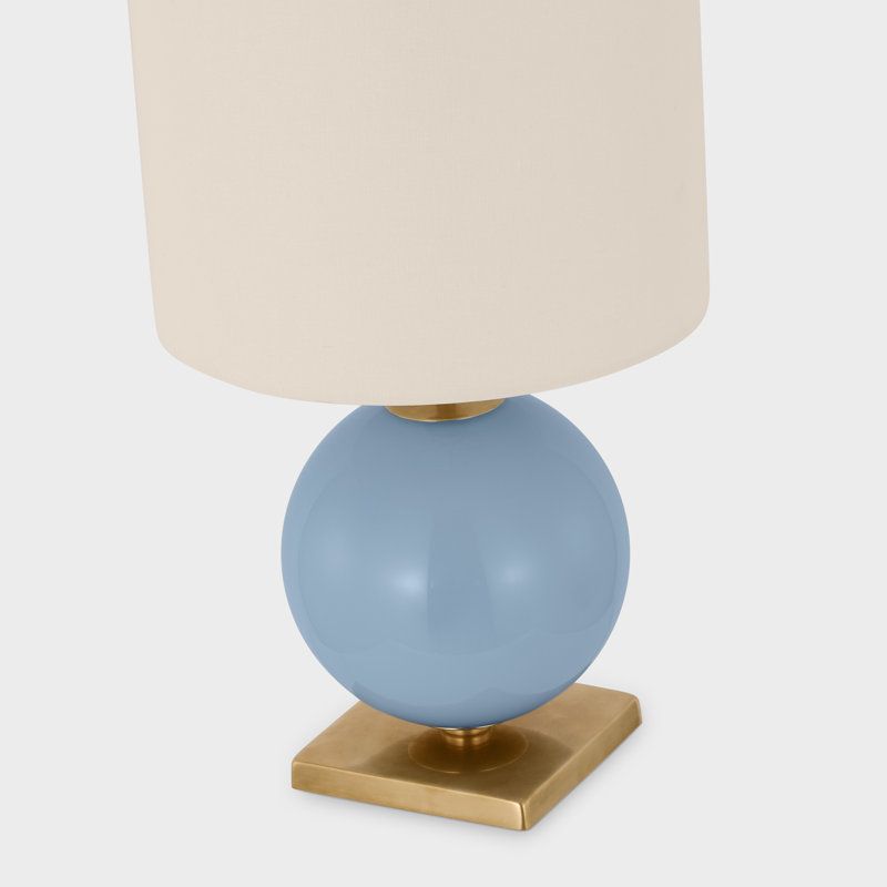 Elsie Table Lamp, Blue Painted Glass