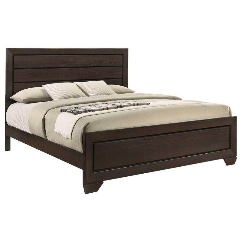 Villeparisis Dark Cocoa Eastern Panel Bed