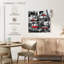 «Red Wine Glasses», ensemble de reproduction sur toile-93062226