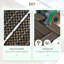 Weidman 27 Pcs Wooden Interlocking Decking Tiles 30 x 30 cm
