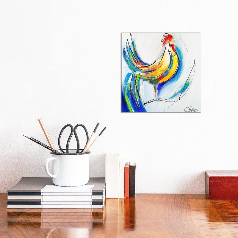 Early Morning I by Art Fiore - Wrapped Canvas Painting, 30.48 cm H x 30.48 cm W x 1.91 cm D