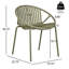 Ensemble de 2 chaises de patio empilables-1401204622
