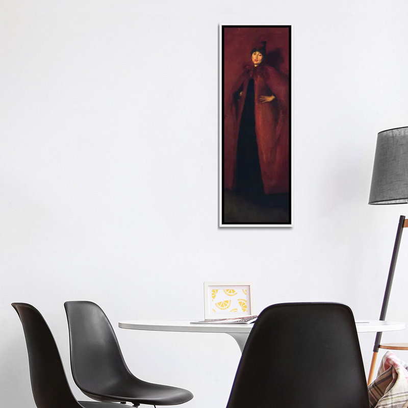 Print, 121.92 cm H x 40.64cm W x 4.445cm D, White