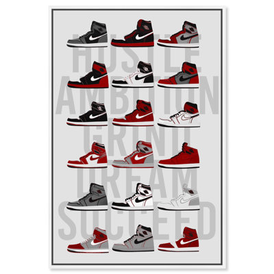 Ambition Grind Sneakers Canvas Sneaker Wall Decor by 