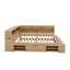 Bed-With Drawers, Bookcase And Storage Cupboard-123854092-123854090