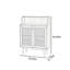 Armoire de rangement à chaussures à grille-222690399