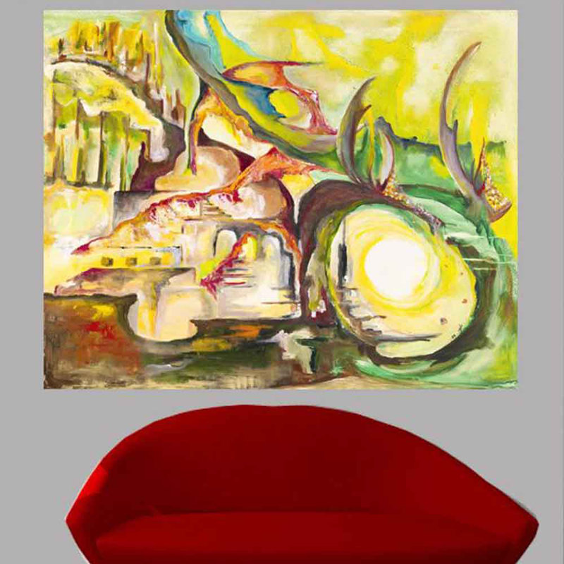 Adhésif décoratif Yosi Amir XLVII, H 38,5 po x l 48 po