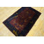 Bold Tree Bird Of Paradise Pattern Small Antique Chinese Deco Rug