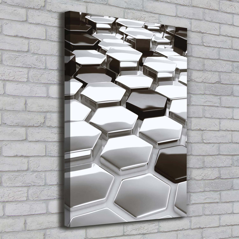 3D Abstraction - Wrapped Canvas Print