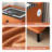 Aeddon Solid Wood Smart Nightstand with Wireless Charging, USB Ports, and Bluetooth Speaker-1314568862
