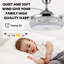 Keashia 42'' Ceiling Fan with LED Lights