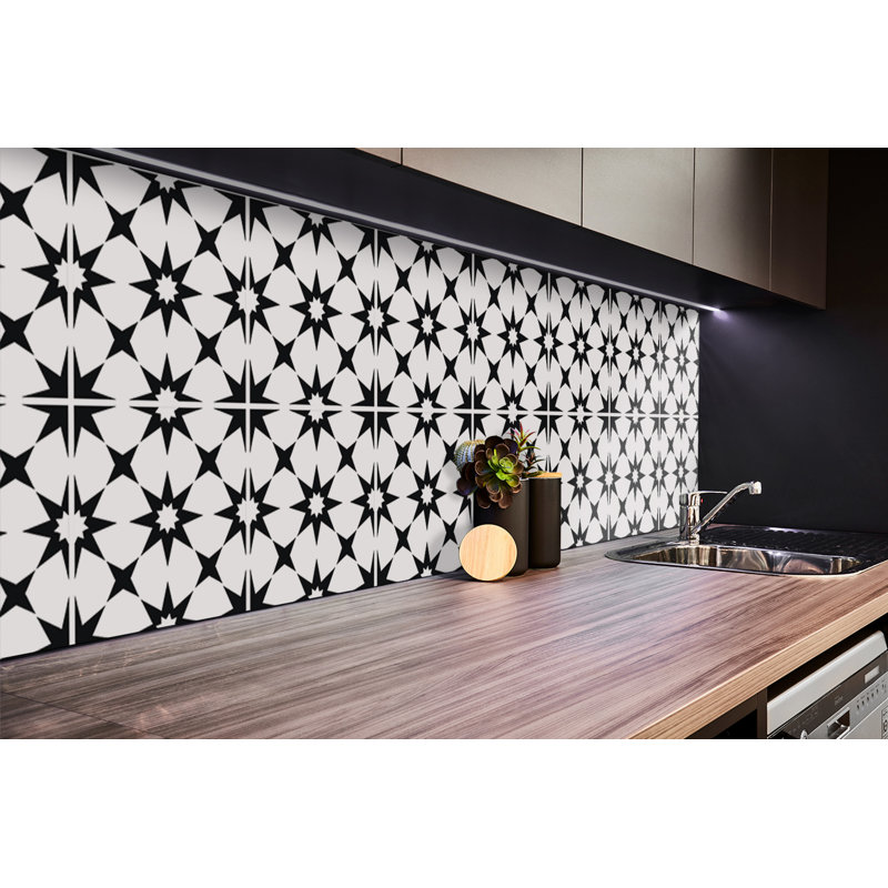 Self Adhesive Vinyl Splashback Sticker Wall Tiles Wall Stickers 39,37x19,68 Inch Tile Peel and Stick