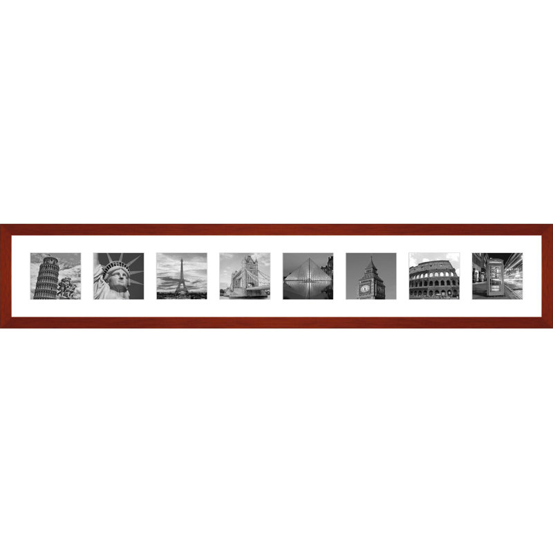 Lada Wood Picture Frame with Mat, Cil